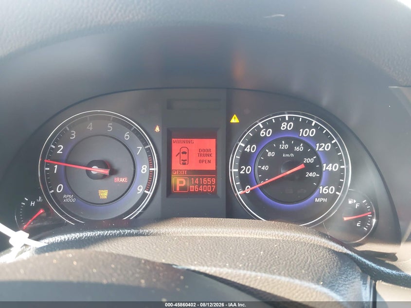 2009 INFINITI G37X auction photo 7