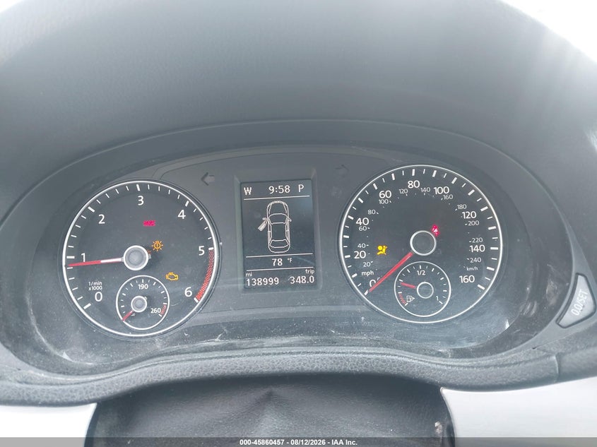 VOLKSWAGEN PASSAT 2013 VIN 1VWBN7A37DC133271
