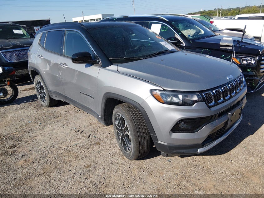 Vin: 3c4njdcn9pt548433, lot: 46359501, jeep compass limited 4x4 2023 img_1