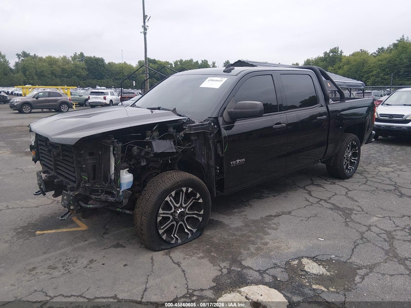 2018 Chevrolet Silverado, Front End, IAAI, VIN 3GCPCPECXJG554905 — photo 2