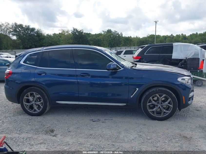 2021 BMW X3 SPORT UTILITY VEHICLE 2.0L I-4 DI, DOHC, VVT, TURBO, 248HP