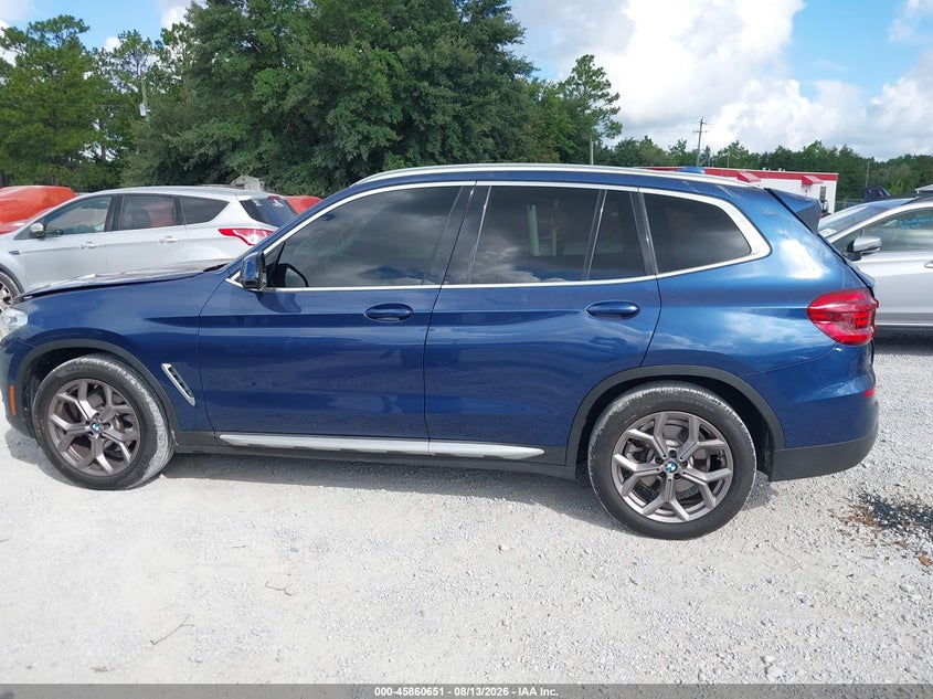 2021 BMW X3 SPORT UTILITY VEHICLE 2.0L I-4 DI, DOHC, VVT, TURBO, 248HP