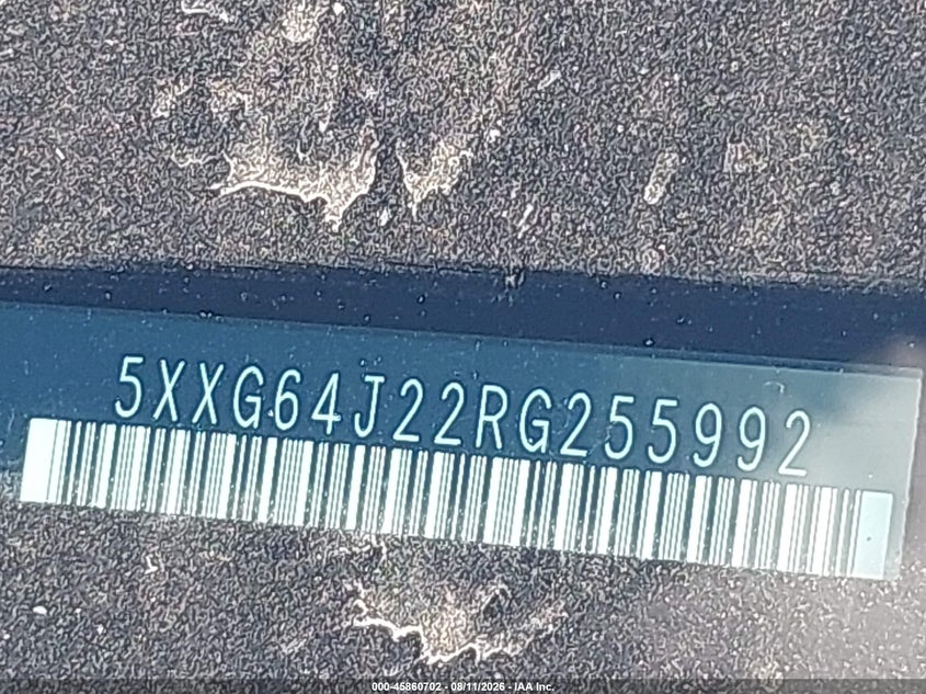 KIA K5 2024 VIN 5XXG64J22RG255992
