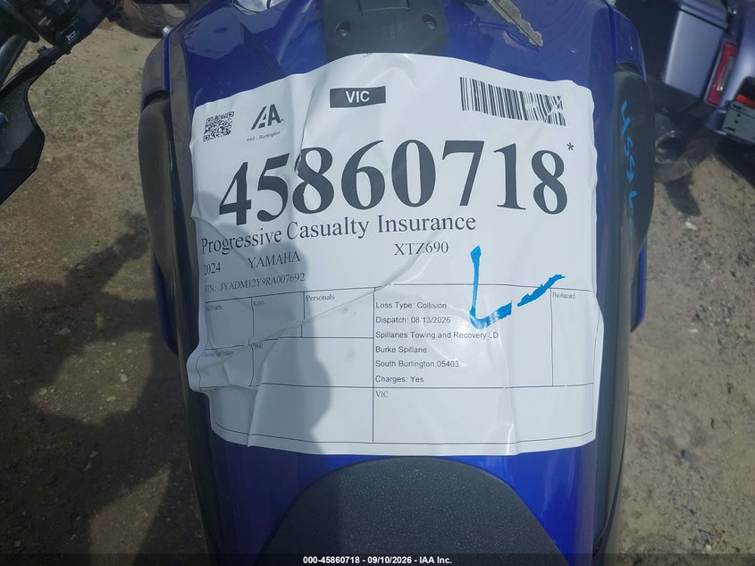 YAMAHA XTZ690 2024