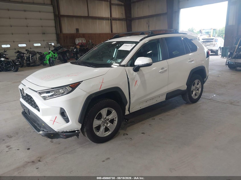 2020 Toyota RAV 4, Left & Right Side, IAAI, VIN 2T3P1RFV8LC119810 — photo 2