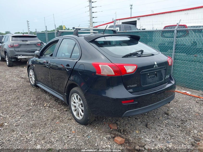 Vin: ja32x2hu9cu014885, lot: 46359711, mitsubishi lancer sportback es 20123