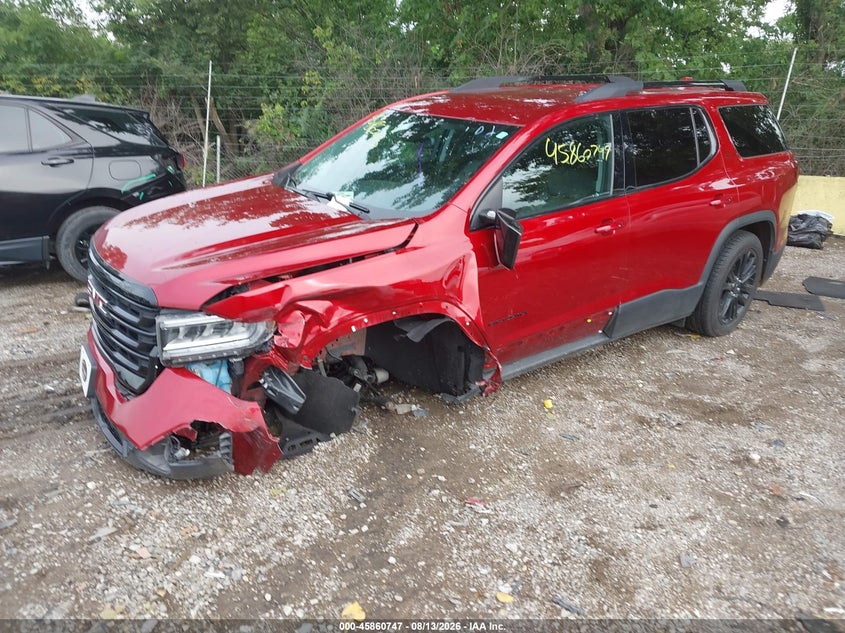 Vin: 1gkknml49pz252680, lot: 46359717, gmc acadia fwd slt 20232