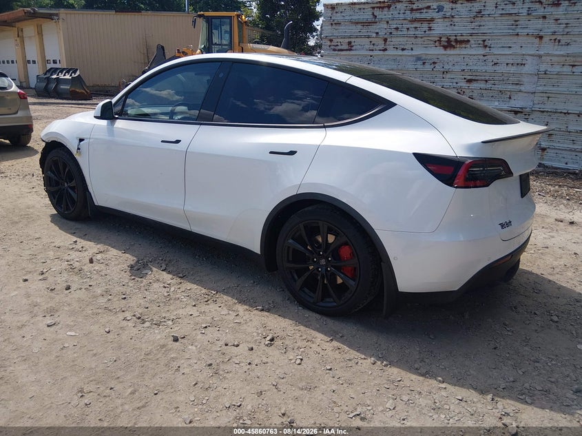 Vin: 5yjygdef7mf075529, lot: 46359733, tesla model y performance dual motor all-wheel drive 20213