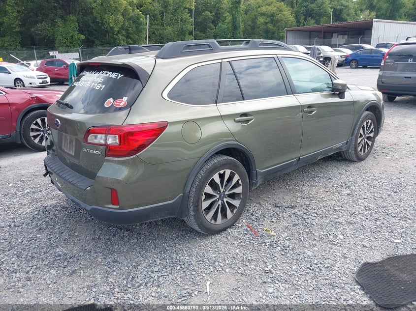 2016 SUBARU OUTBACK auction photo 4