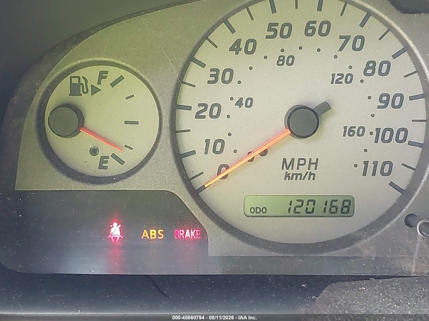 NISSAN FRONTIER 2001 VIN 1N6ED26Y71C364173