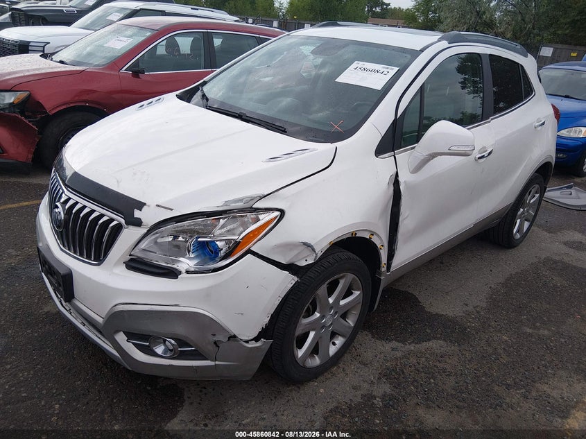 Vin: kl4cjgsb1fb259069, lot: 46359813, buick encore leather 20152