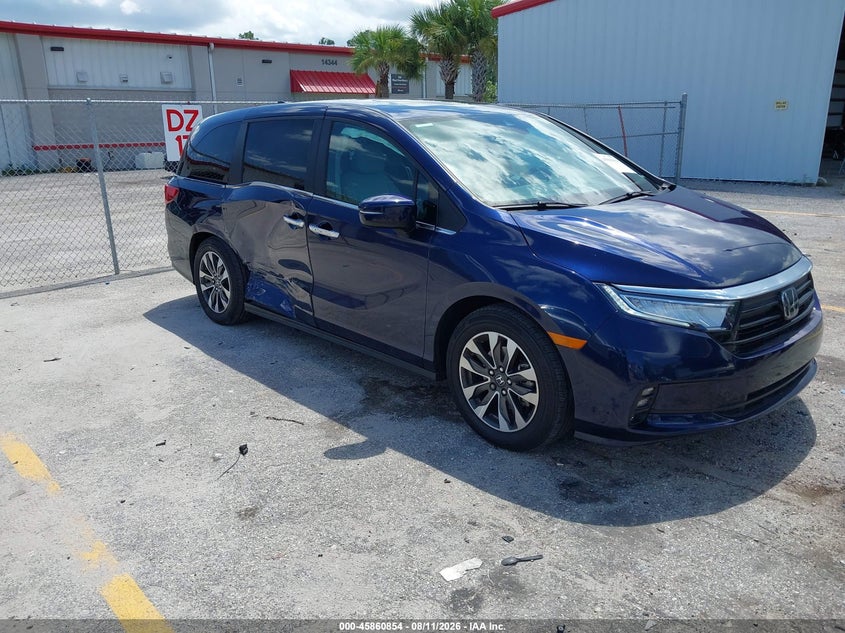 Vin: 5fnrl6h61pb076526, lot: 46359824, honda odyssey ex-l 2023 img_1