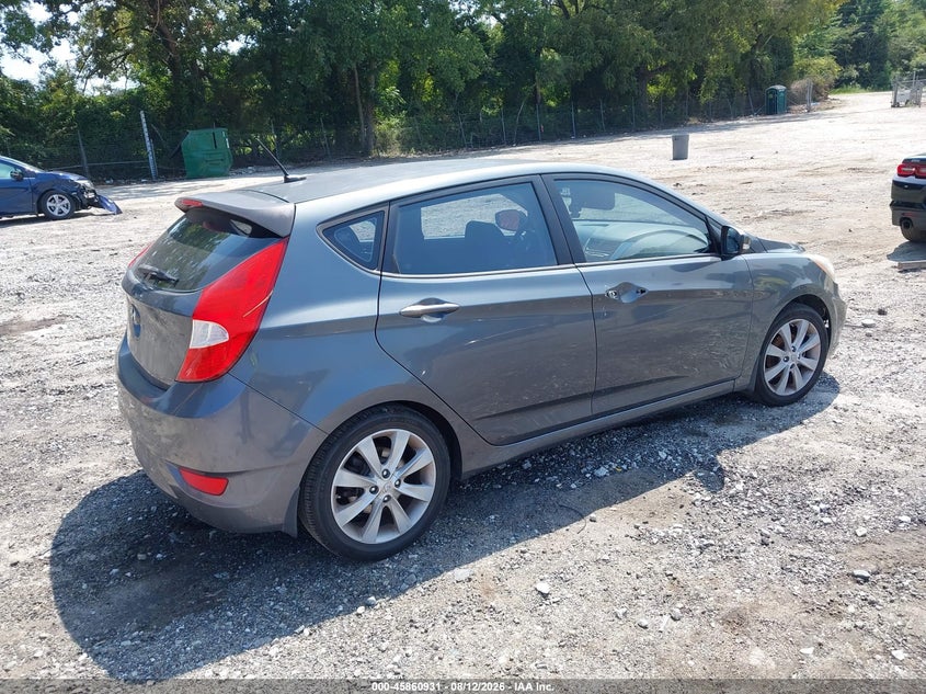 Vin: kmhcu5ae5du090054, lot: 46359901, hyundai accent se 20134