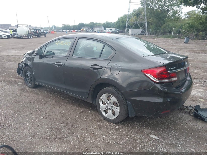 2013 HONDA CIVIC SEDAN 1.8L I-4 VVT, 140HP