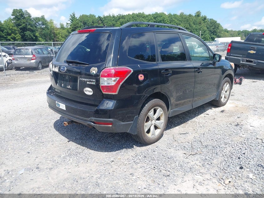 Vin: jf2sjadc1fh403819, lot: 46360037, subaru forester 2.5i premium 20154