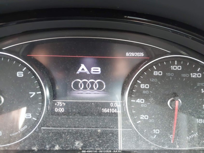 2012 AUDI A8 L auction photo 7