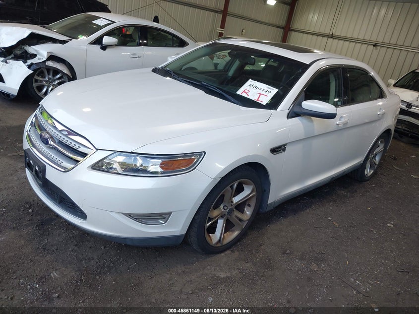 2011 FORD TAURUS SEDAN 3.5L V-6 DI, DOHC, VVT, TURBO, 365HP
