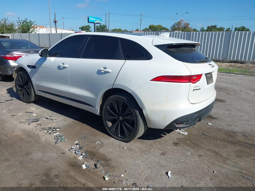 Vin: sadcl2gx0ka600649, lot: 46360146, jaguar f-pace 25t r-sport/30t r-sport 20193