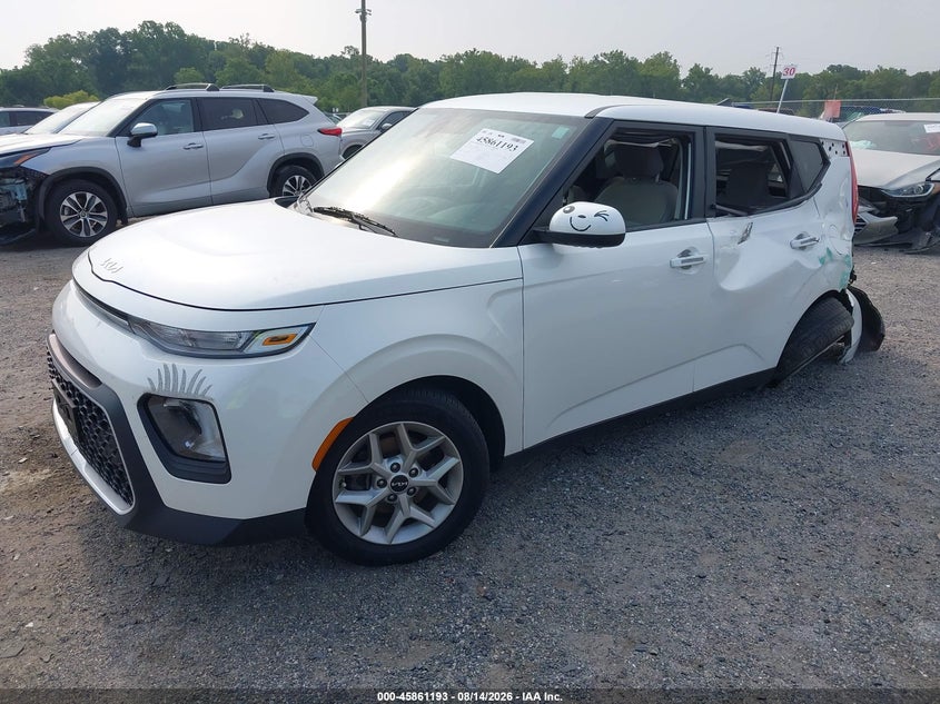 2022 Kia Soul Lx, Left Rear, IAAI, VIN KNDJ23AU0N7830526 — photo 2