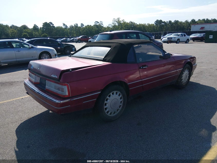 1993 CADILLAC ALLANTE auction photo 4