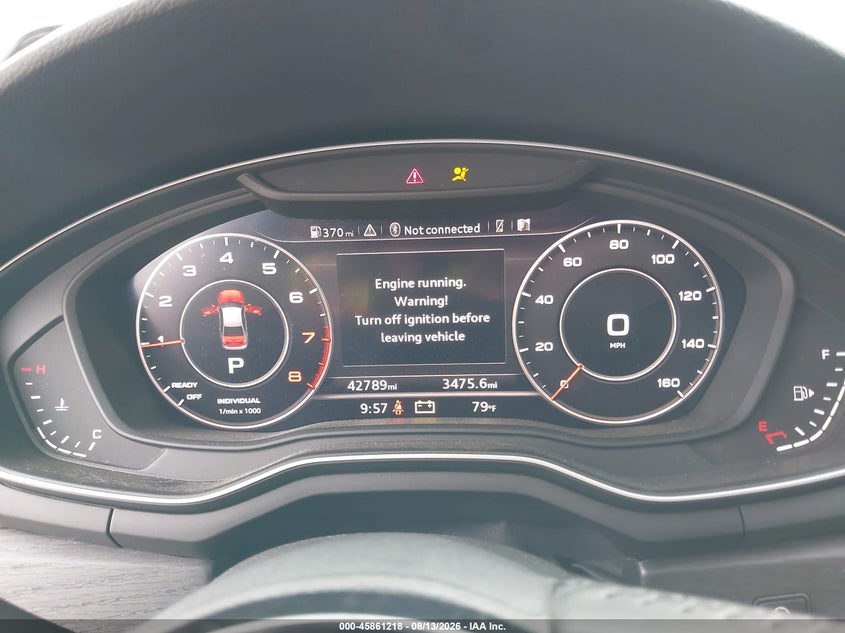 AUDI A4 2017 VIN WAUENAF42HN017983