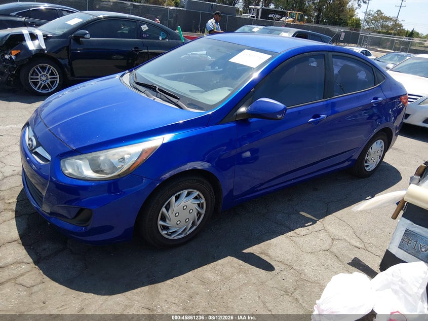 2013 HYUNDAI ACCENT SEDAN 1.6L I-4 DI, DOHC, VVT, 138HP