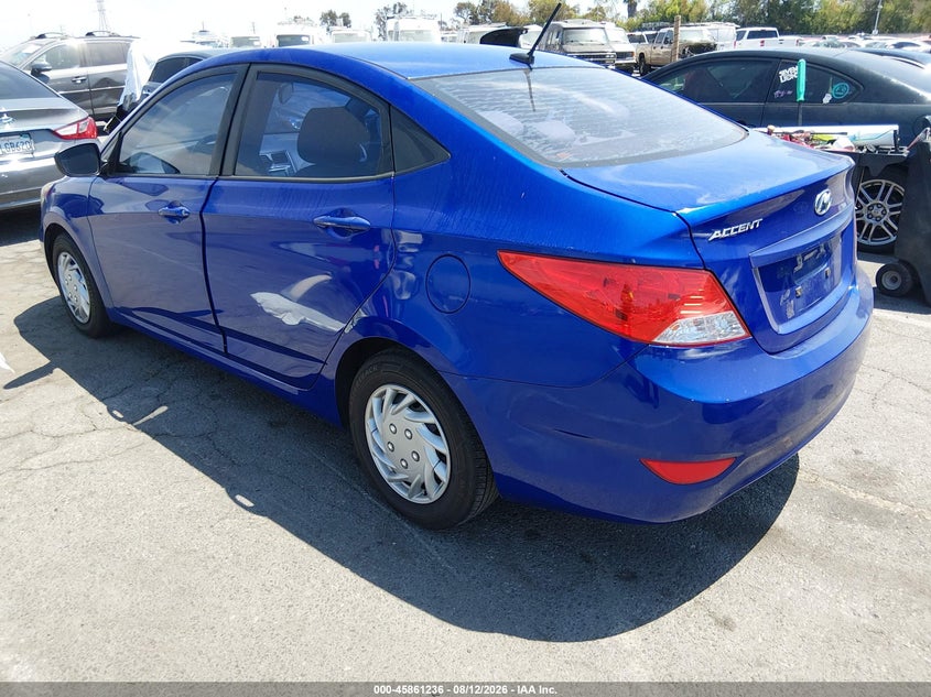 2013 HYUNDAI ACCENT SEDAN 1.6L I-4 DI, DOHC, VVT, 138HP