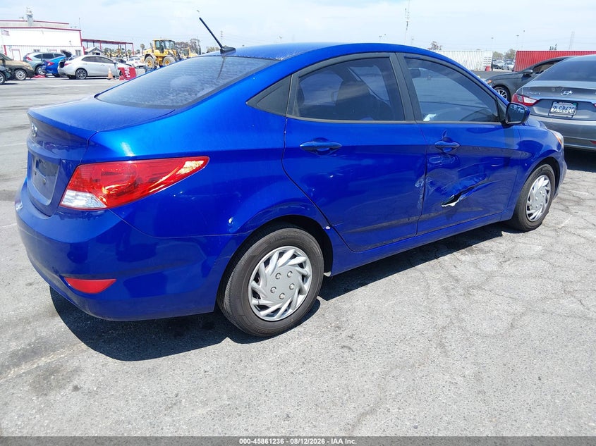 2013 HYUNDAI ACCENT SEDAN 1.6L I-4 DI, DOHC, VVT, 138HP