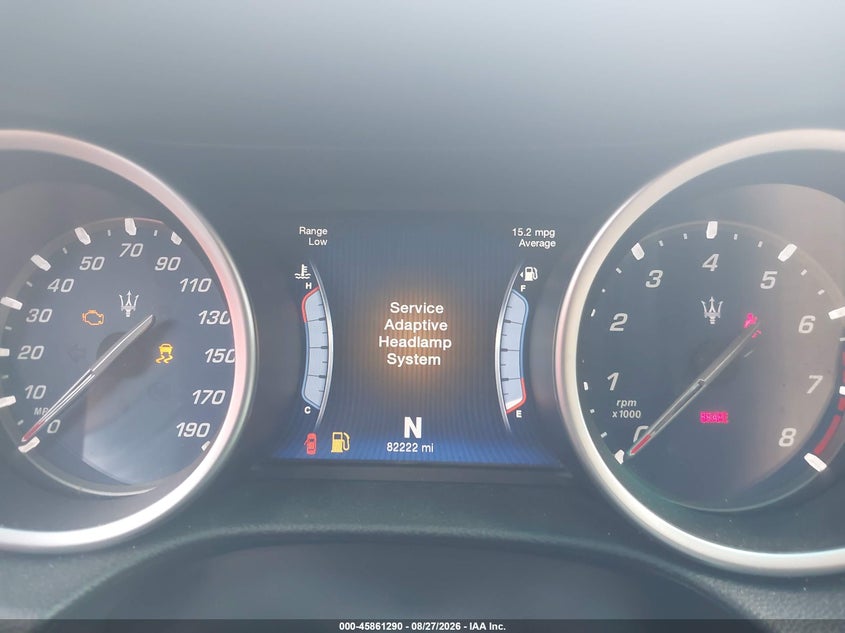 2014 MASERATI GHIBLI auction photo 7