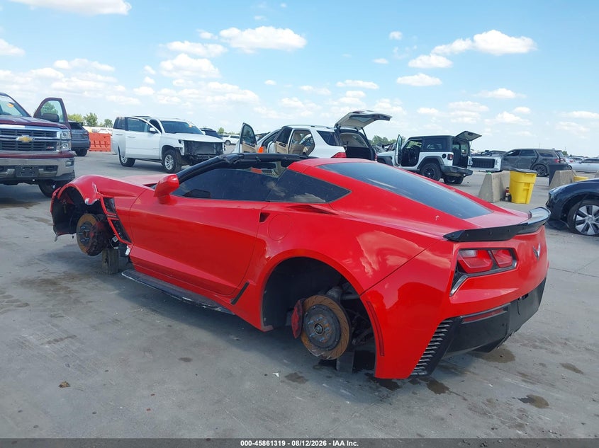 Vin: 1g1yy2d75h5118163, lot: 46360289, chevrolet corvette grand sport 20173