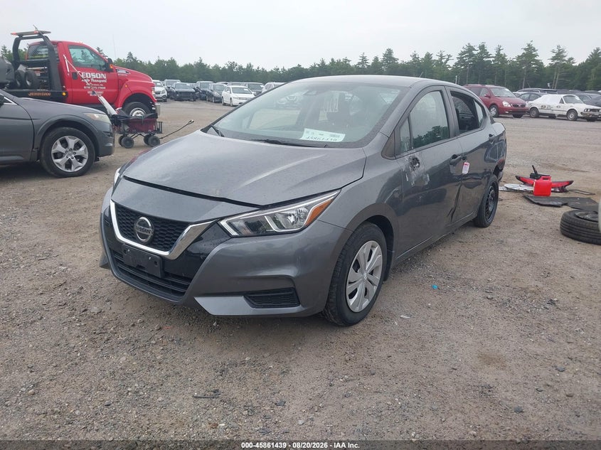 2022 Nissan Versa, Rear, IAAI, VIN 3N1CN8DVXNL859502 — photo 2