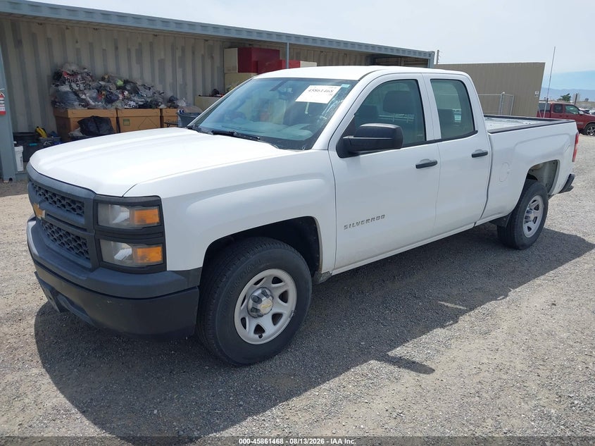 Vin: 1gcrcpeh6fz328873, lot: 46360438, chevrolet silverado 1500 work truck 20152