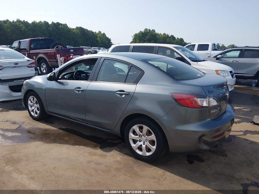 Vin: jm1bl1tfxd1721772, lot: 46360449, mazda mazda3 i sv 20133
