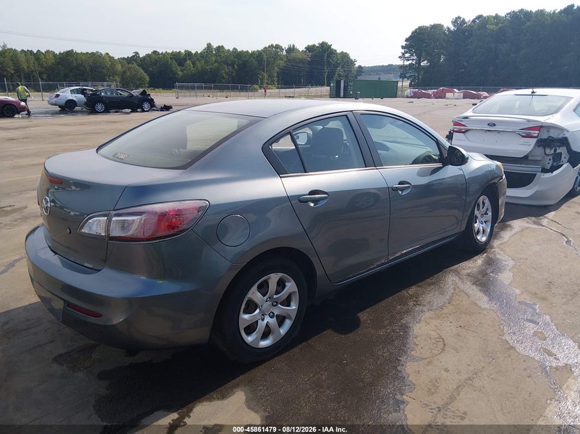 Vin: jm1bl1tfxd1721772, lot: 46360449, mazda mazda3 i sv 20134