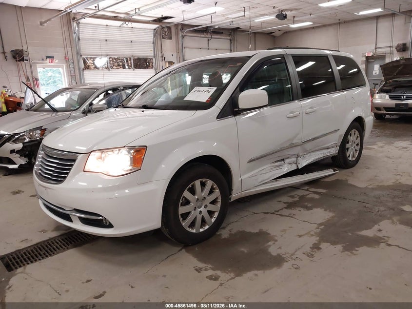 Vin: 2c4rc1bg8fr619748, lot: 46360466, chrysler town & country touring 20152