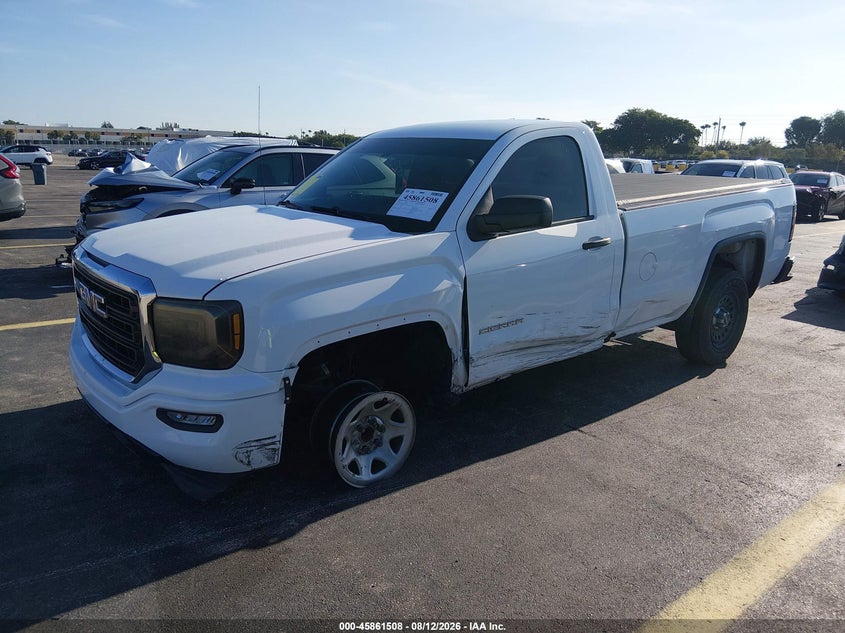 2018 GMC Sierra 1500, Левый бок, IAAI, VIN 1GTN1LEH7JZ242106 — фото 2