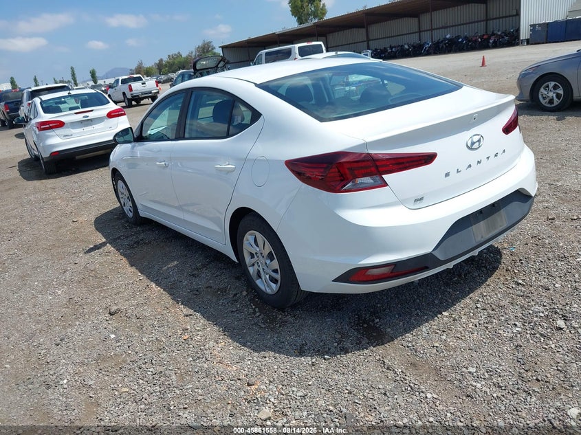 2020 HYUNDAI ELANTRA auction photo 3