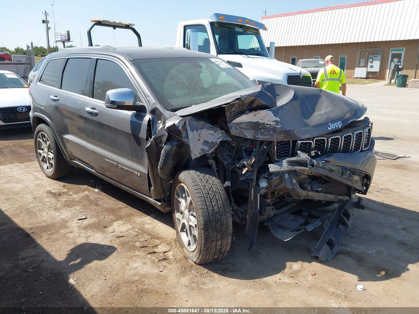 Vin: 1c4rjebg7lc256974, lot: 46360617, jeep grand cherokee limited 4x2 20201