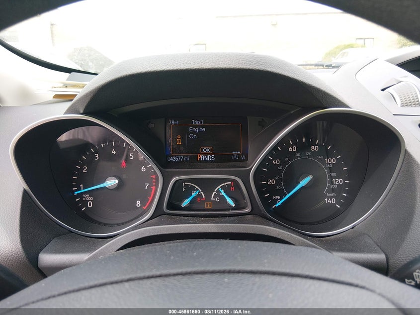 2017 FORD ESCAPE SPORT UTILITY VEHICLE 1.5L I-4 DI, DOHC, VVT, TURBO, 179HP