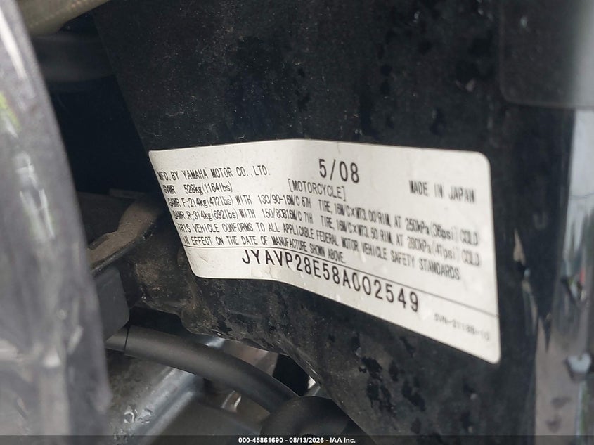 YAMAHA XV1700 2008