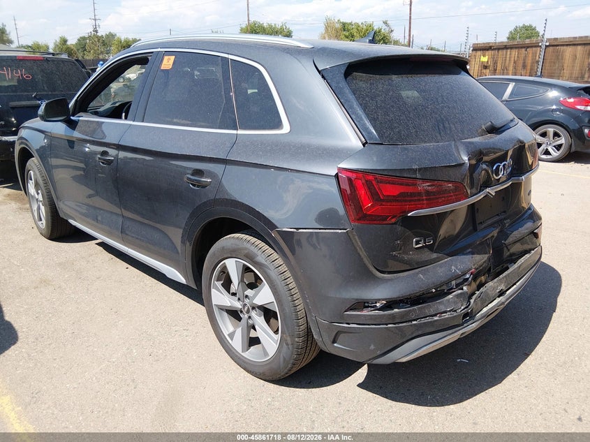 Vin: wa1bbafy6p2149981, lot: 46360688, audi q5 premium plus 40 tfsi quattro s tronic 20233