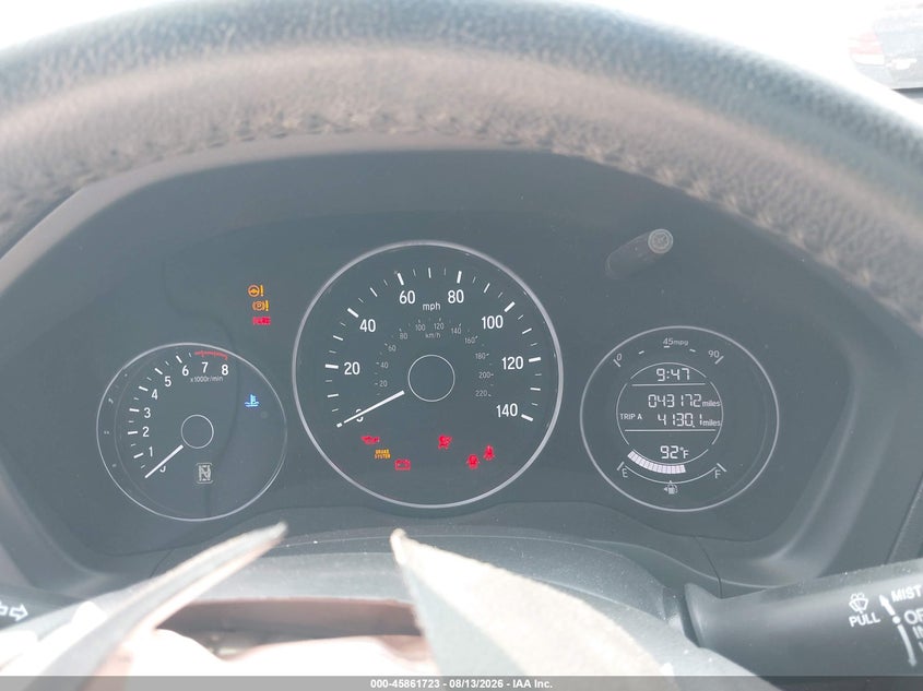 HONDA HR-V 2022 VIN 3CZRU6H19NM707396