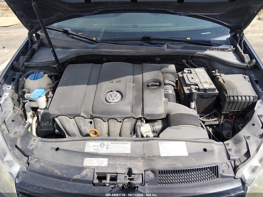2012 VOLKSWAGEN GOLF HATCHBACK 2.5L I-5 DOHC, VVT, 170HP