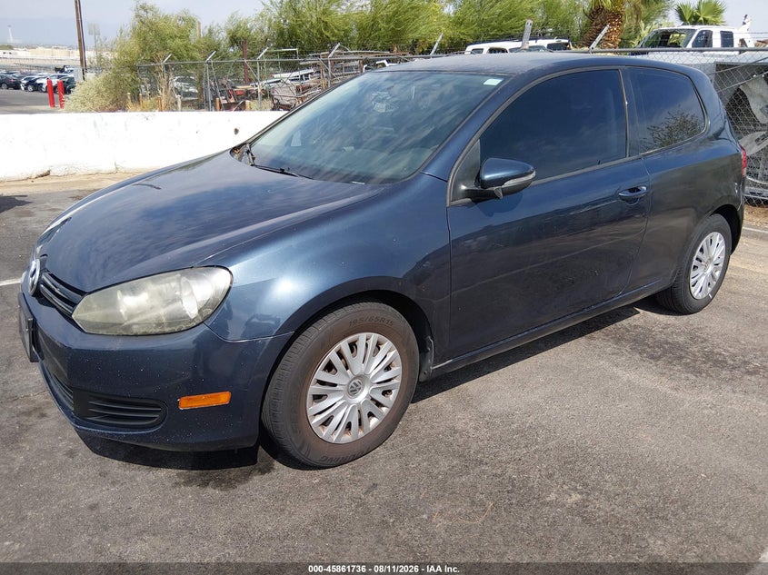 2012 VOLKSWAGEN GOLF HATCHBACK 2.5L I-5 DOHC, VVT, 170HP