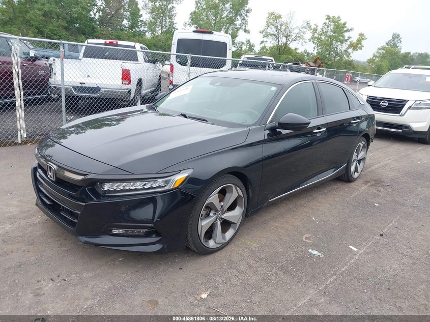 2018 Honda Accord Touring 2.0T, Удар сзади, IAAI, VIN 1HGCV2F90JA001890 — фото 2