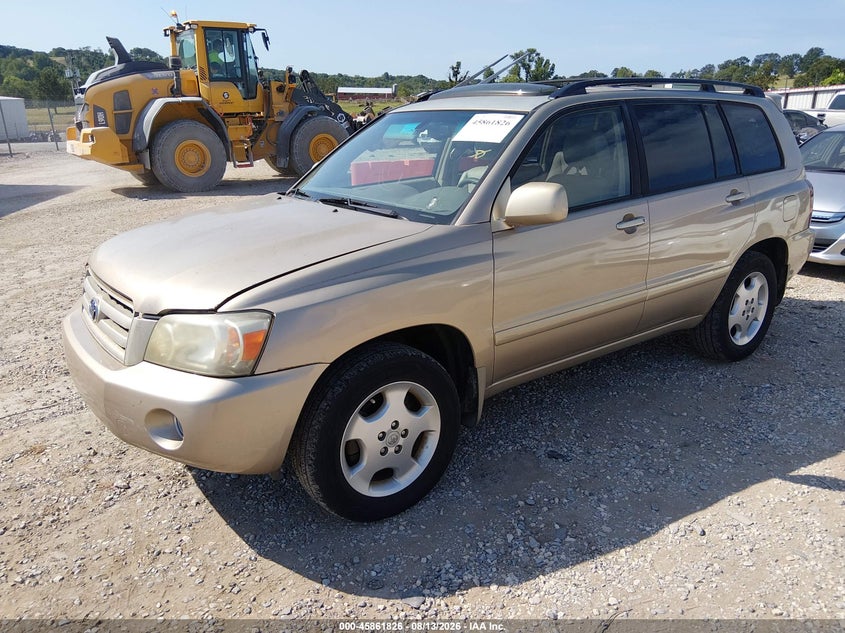 2005 TOYOTA HIGHLANDER SPORT UTILITY VEHICLE 3.3L V-6 DOHC, VVT, 230HP