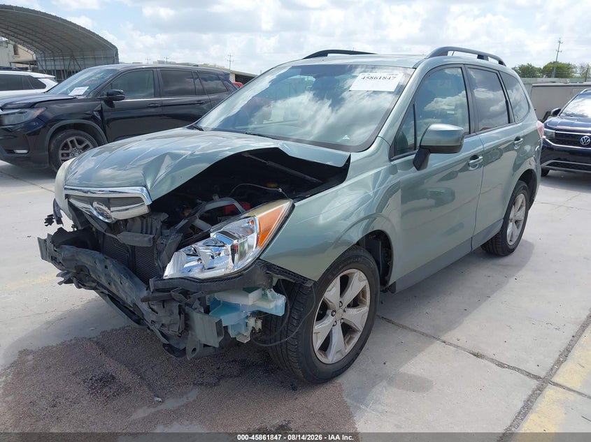 Vin: jf2sjadc5fh456040, lot: 46360817, subaru forester 2.5i premium 20152