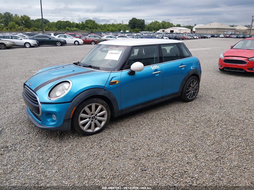 Vin: wmwxu1c51g2d09507, lot: 46360823, mini hardtop cooper 20162