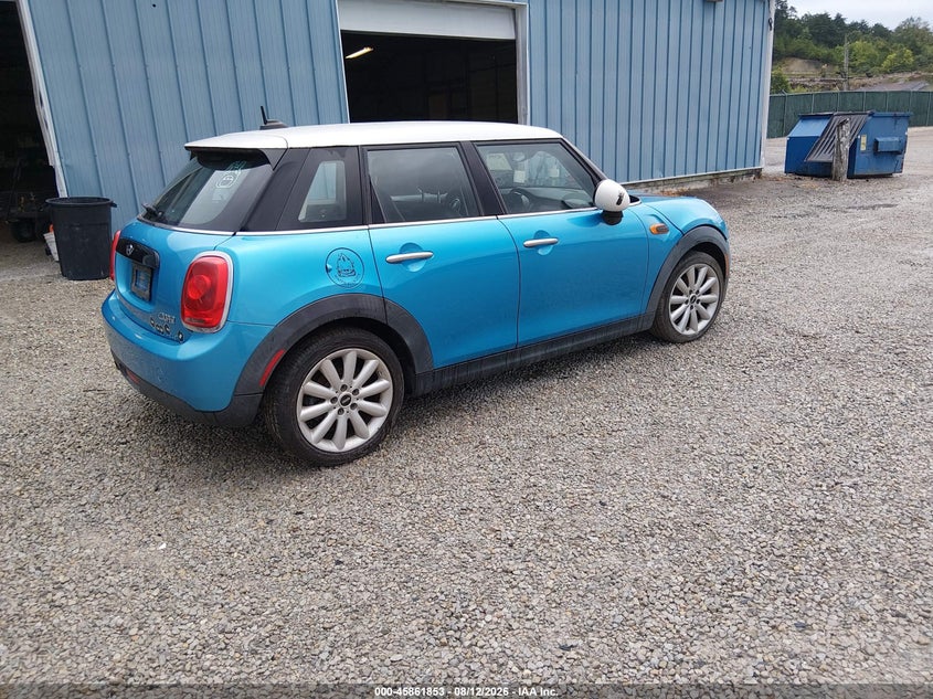 Vin: wmwxu1c51g2d09507, lot: 46360823, mini hardtop cooper 20164