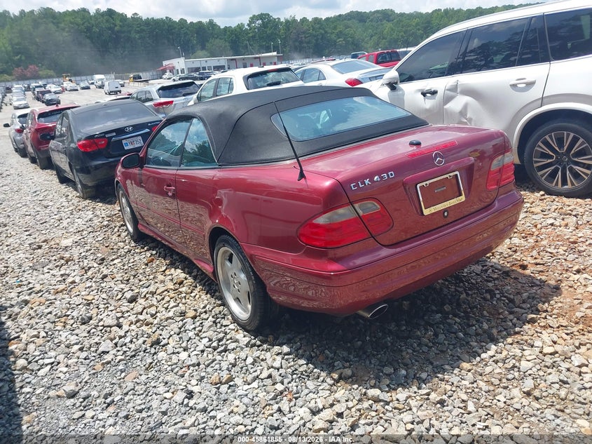 2003 MERCEDES-BENZ CLK 430 auction photo 3